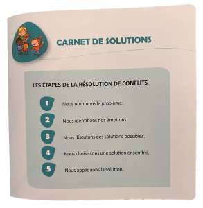 Le Carnet de solutions et les 9 pictogrammes de solutions