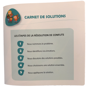 Le Carnet de solutions et les 9 pictogrammes de solutions