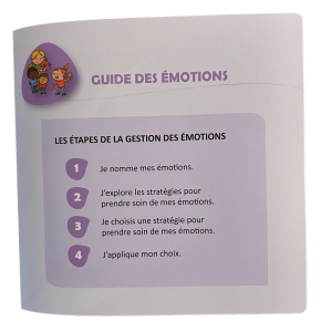 Le Guide des émotions et les 21 pictogrammes de stratégies