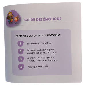 Le Guide des émotions et les 21 pictogrammes de stratégies