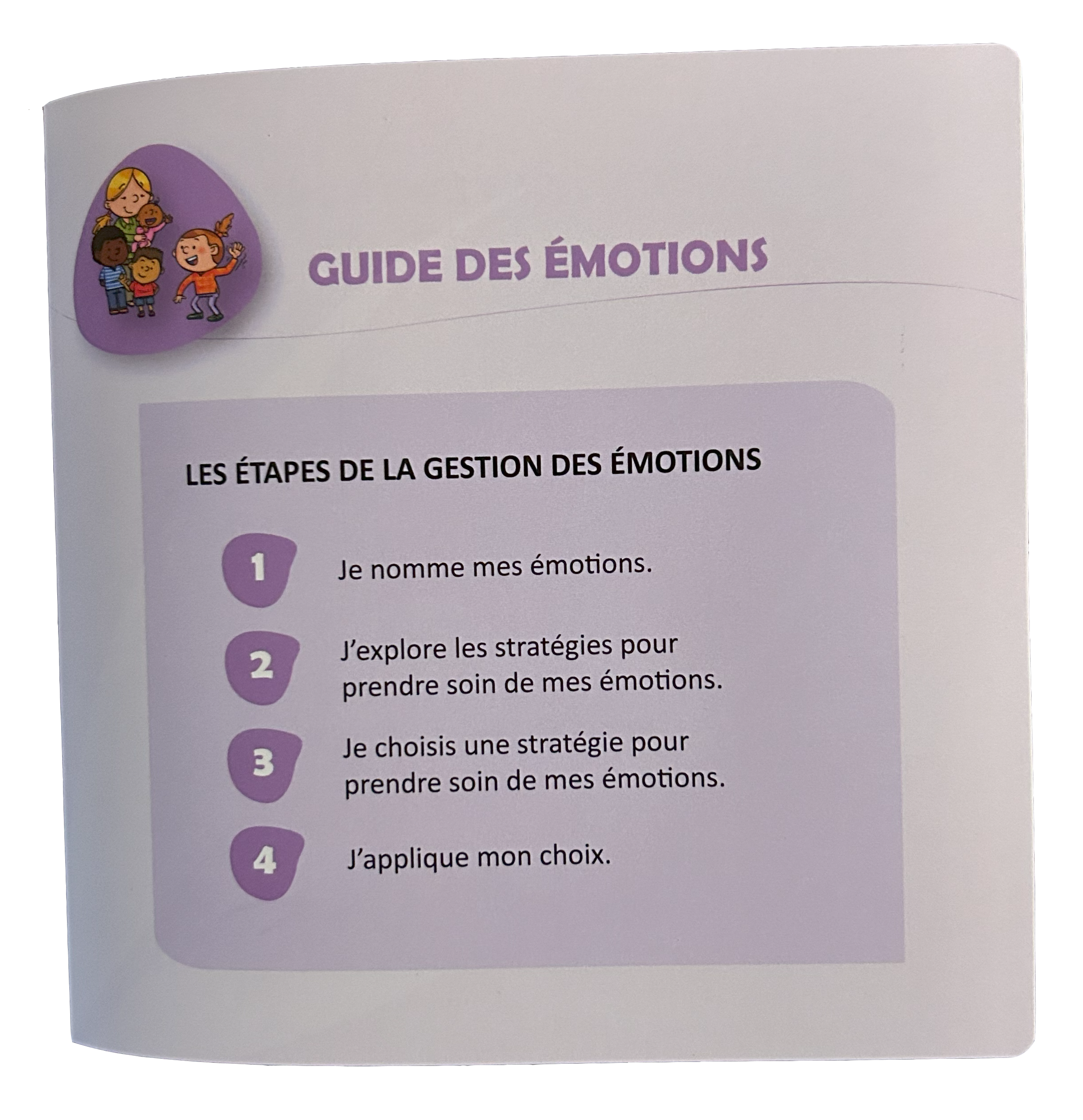 Le Guide des émotions et les 21 pictogrammes de stratégies